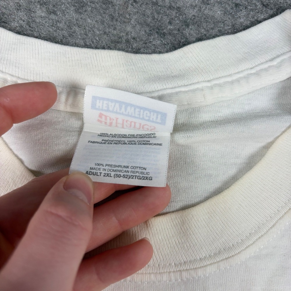 Hell And Back T-Shirt‎ Mens 2XL White Vintage Grand Cayman Graphic Promo Y2K - Picture 4 of 16